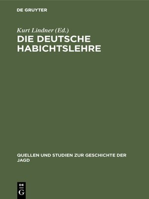 cover image of Die deutsche Habichtslehre